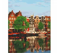 Картина за номерами Кольоровий Амстердам 40х50 см АРТ-КРАФТ (11227-AC)