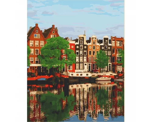 Картина за номерами Кольоровий Амстердам 40х50 см АРТ-КРАФТ (11227-AC)