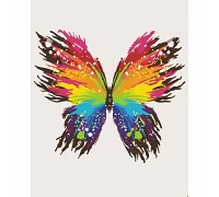 Картина за номерами Кольоровий метелик 40х50 см АРТ-КРАФТ (11647-AC)