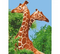 Картина за номерами Пара жирафів 40х50 см АРТ-КРАФТ (11613-AC)