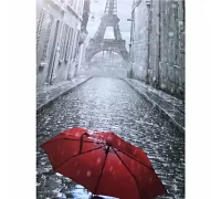 Картина за номерами Парасолька в Парижі 40х50 см АРТ-КРАФТ (11207-AC)