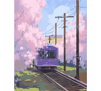 Картина за номерами Потяг до Сіндзюку 40*50 см АРТ-КРАФТ (10533-AC)