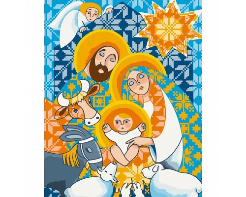 Картина за номерами Українське Різдво 40х50 см АРТ-КРАФТ (10066-AC)