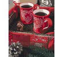 Картина за номерами Різдвяна кава 40*50 см АРТ-КРАФТ (12133-AC)