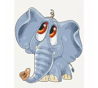 Картина за номерами Слоненя 40х50 см АРТ-КРАФТ (15572-AC)