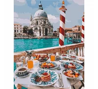 Картина за номерами Сніданок у Венеції 40х50 см АРТ-КРАФТ (11229-AC)