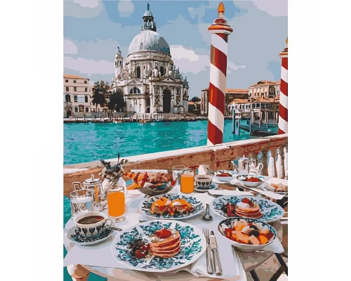 Картина за номерами Сніданок у Венеції 40х50 см АРТ-КРАФТ (11229-AC)