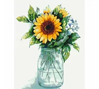 Картина за номерами Сонячна квітка 40х50 см АРТ-КРАФТ (13136-AC)