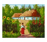 Картина за номерами Українські хатинки 40х50 см АРТ-КРАФТ (10350-AC)