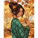 Картина по номерам SANTI Осенний кофе 40x50 (954689)