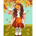 Картина по номерам SANTI Осенняя прогулка 40x50 (954690)