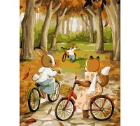 Картина по номерам Осенняя велопрогулка  tanya_bonya 40х50 Идейка (KHO6539)