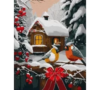 Картина за номерами Снігова казка  art_selena_ua 40х50 Ідейка (KHO6534)