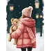 Картина по номерам На зимней прогулке  art_selena_ua 30х40 Идейка (KHO8321)