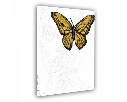 Картина за номерами c алмазной мозайкой Дівчина з золотим метеликом  40*50 см. SANTI (954674)