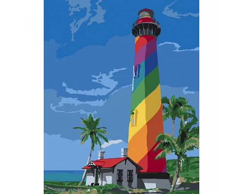 Картина за номерами Маяк Сан Августин. Флорида 40х50 см АРТ-КРАФТ (10588-AC)