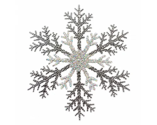 Сніжинка декоративна Novogod'ko 21 см пластик (974867)
