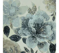 Картина за номерами Голубі квіти  50х50 см Strateg (AA020)
