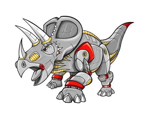 Картина за номерами Космічний носоріг  30х30 см Strateg (ES159)