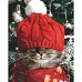 Картина за номерами Кіт в шапці 40х50 см Strateg (GS1572)