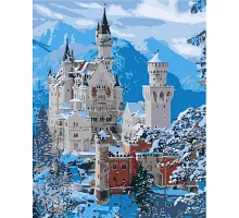 Картина за номерами Замок у снігу  40х50 см Strateg (GS1577)