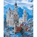 Картина за номерами Замок у снігу 40х50 см Strateg (GS1577)