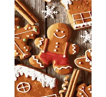 Картина за номерами Новорічне печиво 40х50 см Strateg (GS1573)