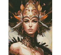 Алмазна мозаїка Незрівнянна краса жінки з голограмними стразами (AB) 40х50 Ідейка (AMO7699)
