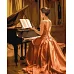 Картина по номерам Великолепная пианистка 40х50 Идейка (KHO8325)