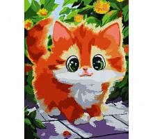 Картина по номерам SANTI Рыжий котик 30x40 см (954731)