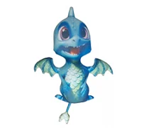 Іграшка антистрес м'яка Дракон синій (2000790333836)