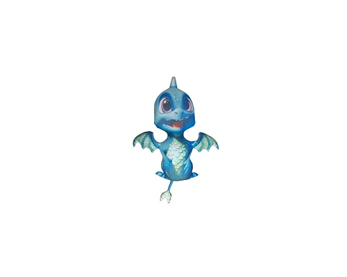 Іграшка антистрес м'яка Дракон синій (2000790333836)