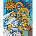 Алмазна мозаїка SANTI Різдво 40х50см на підрамнику (954720)