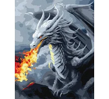 Картина по номерам Вогнедишний дракон с аниме 40x50 Идейка (KHO6561)