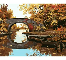Картина по номерам Осенний пейзаж 40*50 (LW3077)