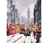 Картина по номерам Зимний Лондон 40*50 (LW3028)