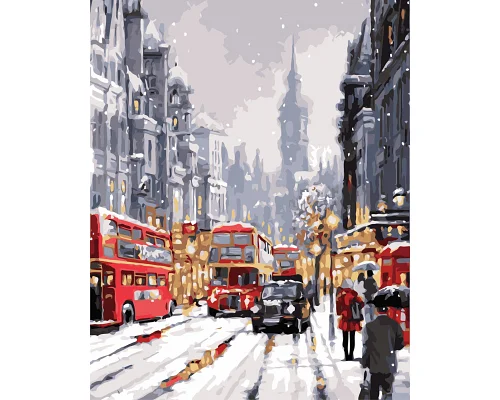 Картина по номерам Зимний Лондон 40*50 (LW3028)