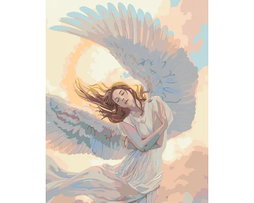 Картина по номерам Нежный ангел 40*50 см Origami (LW3114)