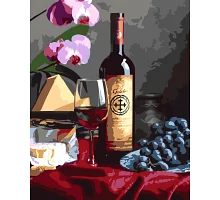 Картина по номерам Красное вино 40*50 см Origami (LW3137)