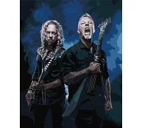 Картина за номерами Рок група Metallica Origami 40*50 см LW3154