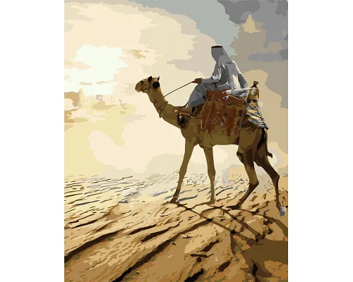 Картина за номерами  Єгипет Верблюд Origamі 40*50 см LW3163