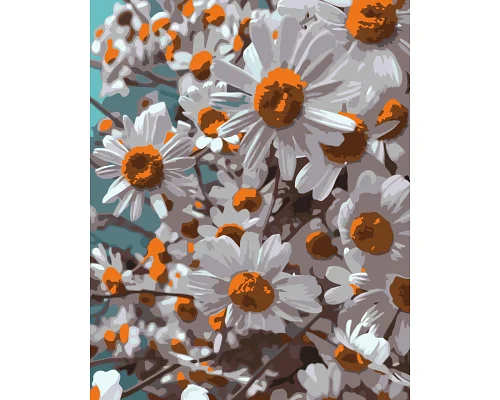 Картина по номерам Квіти Прекрасні ромашки Origamі 40*50 см LW3178