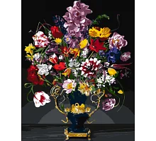 Картина по номерам Цветы Королевский букет в вазе 40*50 см Оригами Origami (LW3264)