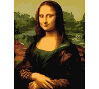Картина за номерами Мона Ліза. Джоконда. Леонардо да Вінчі 40*50 см Орігамі LW 30380