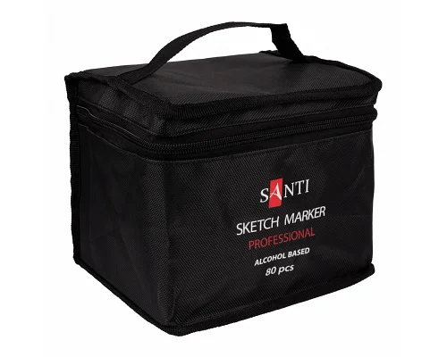 Набор скетч-маркеров SANTI Professional 2024 NEW на спиртовой основе 80 шт (390780)