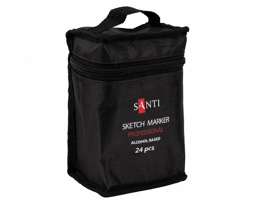 Набор скетч-маркеров SANTI Professional 2024 NEW на спиртовой основе 24 шт (390777)