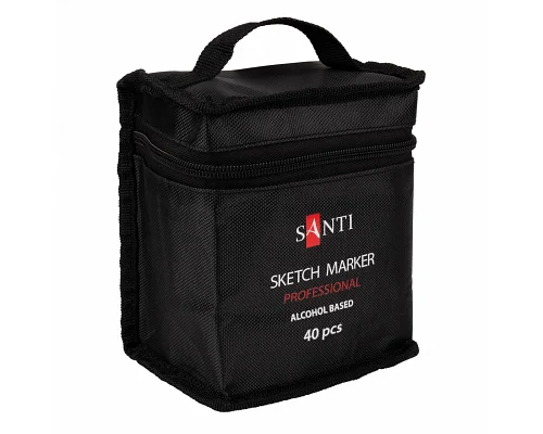 Набор скетч-маркеров SANTI Professional 2024 NEW на спиртовой основе 40 шт (390778)