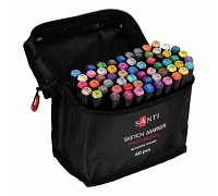 Набір скетч-маркерів SANTI Professional 2024 NEW на спиртовій основі 60 шт (390779)