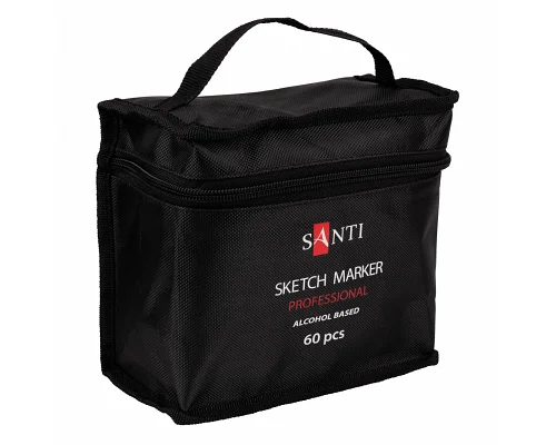 Набор скетч-маркеров SANTI Professional 2024 NEW на спиртовой основе 60 шт (390779)