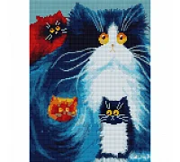 Алмазная мозаика Пушистые котята SANTI 30х40см на подрамнике (954710)